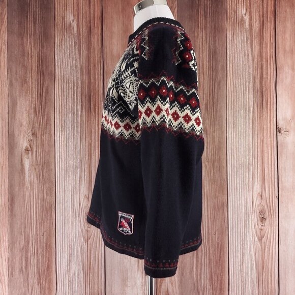 *FLAWS* Vintage Dale of Norway Size Small 1980 Lake Placid Team USA Olympic - Picture 3 of 15